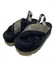 UGG (アグ) Fuzzita Clear サンダル ブラック サイズ:USA8/UK6/EU39/JP25