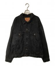 LEVI'S (リーバイス) 90’S 後染めデニムジャケット ブラック サイズ:XL