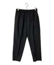 N.HOOLYWOOD (エヌ ハリウッド) WIDE TAPERD EASY SLACKS ブラック サイズ:38