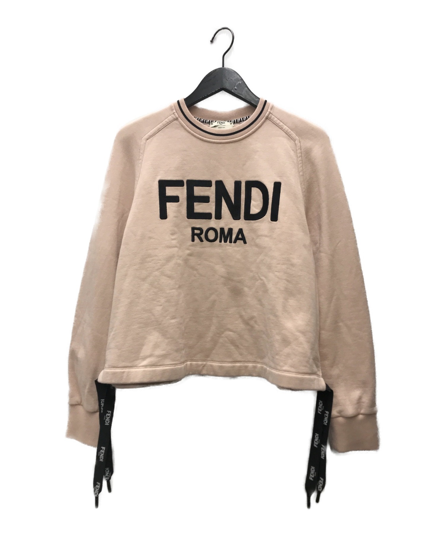 FENDI (フェンディ) ROMA スウェットシャツ ライトピンク サイズ:S