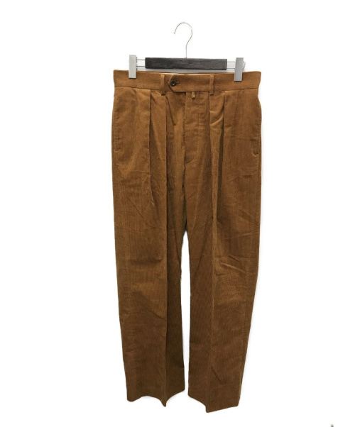 NEAT（ニート）NEAT (ニート) Antique Corduroy Wide Trousers ブラウン サイズ:46の古着・服飾アイテム