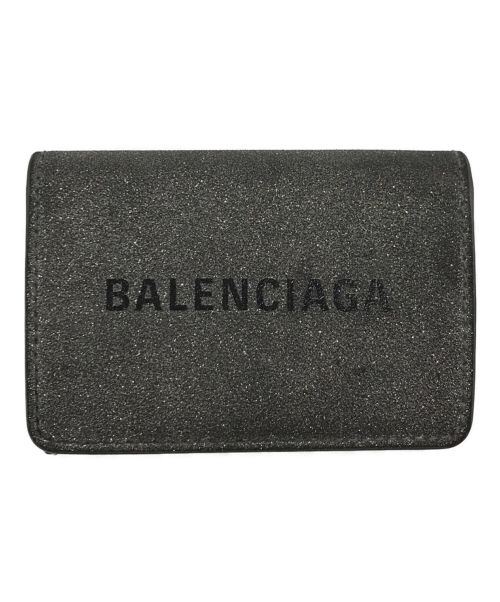 BALENCIAGA（バレンシアガ）BALENCIAGA (バレンシアガ) 財布　三つ折り　コンパクトウォレット シルバーの古着・服飾アイテム