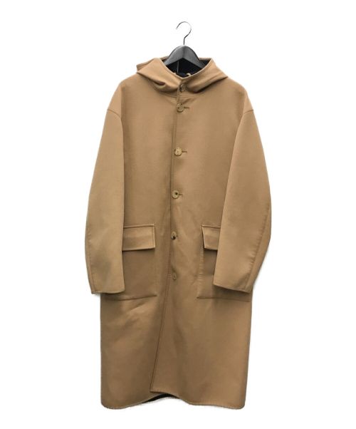 MACKINTOSH（マッキントッシュ）MACKINTOSH (マッキントッシュ) オーバーサイズメルトンフーデッドコート ベージュ サイズ:36の古着・服飾アイテム