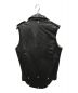 PHENOMENON (フェノメノン) レザーライダースノースリーブベストジャケット ブラック サイズ:Ｍ：12800円