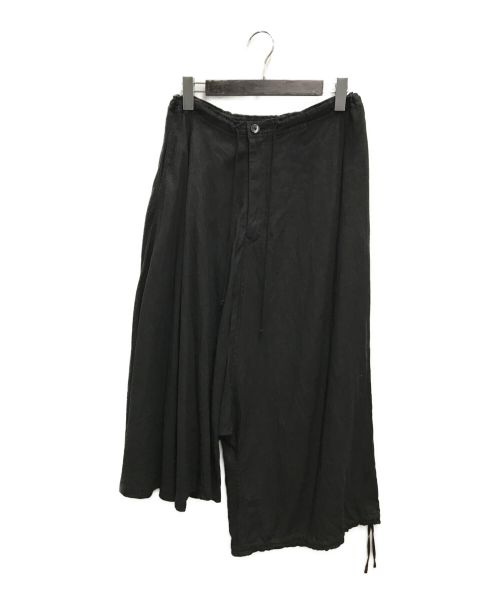 GROUND Y（グラウンドワイ）GROUND Y (グラウンドワイ) アシンメトリー バルーン パンツ ブラック サイズ:3の古着・服飾アイテム