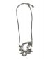 Christian Dior (クリスチャン ディオール) トロッターロゴネックレス シルバー×ピンク サイズ:-：6800円