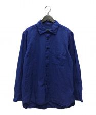 CASEY CASEY (ケーシーケーシー) コットンシャツ　長袖　 ブルー サイズ:S