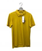 C.P COMPANY（シーピーカンパニー）の古着「ストレッチロゴ刺繍ポロシャツ」｜イエロー