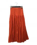 MARIHA（マリハ）の古着「花の香スカート　フレアスカート」｜オレンジ