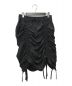NOT CONVENTIONAL（ノットコンベンショナル）の古着「string skirt」｜ブラック