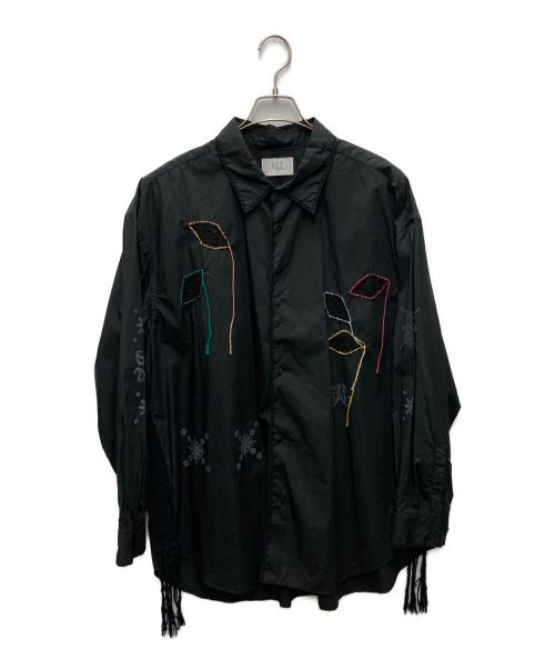URU（ウル）URU (ウル) ATLIER MADE SHIRT ブラック サイズ:Fの古着・服飾アイテム