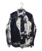 TAKAHIROMIYASHITA TheSoloIst.（）の古着「regular collar shirt Kurt Cobain」｜ネイビー