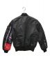 UNIFORM EXPERIMENT×ALPHA (ユニフォームエクスペリメント×アルファ) Tight Fit MA 1 Jacket ブラック サイズ:M：27800円