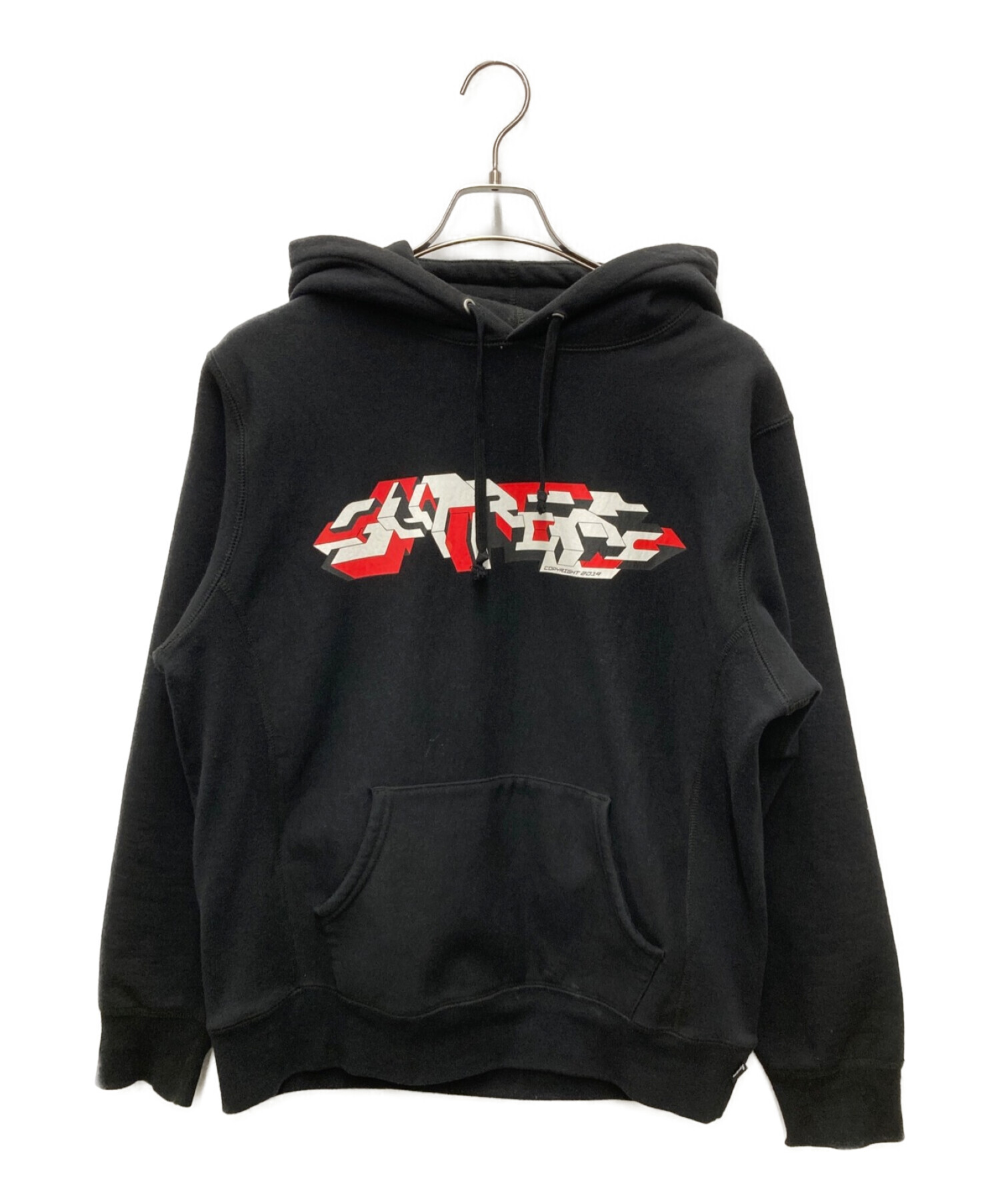 SUPREME (シュプリーム) Delta Logo Hooded Sweatshirt ブラック サイズ:Ｍ
