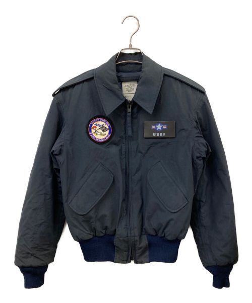 US AIR FORCE（US空軍）US AIR FORCE (US空軍) U.S.A.F SecurityPolice Jacket ネイビー サイズ:Sの古着・服飾アイテム