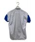 COMME des GARCONS SHIRT (コムデギャルソンシャツ) 袖ニット切替S/Sシャツ ブルー×ホワイト サイズ:S：6000円