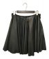 PRADA (プラダ) レザーミディフレアスカート ブラック サイズ:SIZE 42：14800円