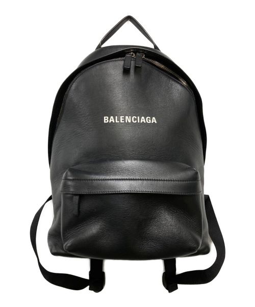 BALENCIAGA（バレンシアガ）BALENCIAGA (バレンシアガ) エブリティバックパック レザーリュック ブラックの古着・服飾アイテム