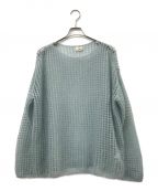 Uhrウーア）の古着「22AW Mohair Pull-over Loose Knit」｜ブルー