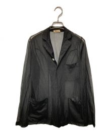 COMME des GARCONS（コムデギャルソン）の古着「AD1994　ナイロンシアーシャツ」｜ブラック
