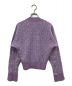 Mame Kurogouchi (マメクロゴウチ) Paisley Jaquard Knitted Cardigan ペイズリージャガードニットカーディガン パープル サイズ:2：13000円