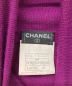 中古・古着 CHANEL (シャネル) カシミアシルクタートルネックニット パープル サイズ:42：34800円