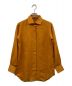 LORO PIANA（ロロピアーナ）の古着「比翼リネンシャツ」｜オレンジ