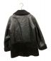 UN3D. (アンスリード) エコムートンライダースジャケット ブラック サイズ:36：9800円