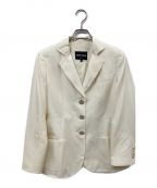 GIORGIO ARMANIジョルジョアルマーニ）の古着「コットンシルク3Bジャケット」｜ホワイト