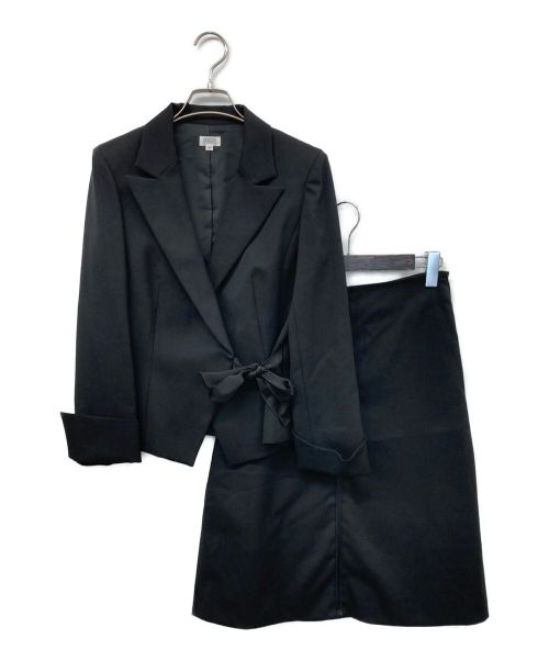 FOXEY BOUTIQUE（フォクシー ブティック）FOXEY BOUTIQUE (フォクシー ブティック) スカートスーツ セットアップ ブラック サイズ:40の古着・服飾アイテム