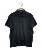 BALENCIAGAバレンシアガ）の古着「S/Sロゴ刺繍ポロシャツ」｜ブラック