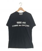 CDGシーディージー）の古着「1986 ete S/S Tシャツ」｜ブラック