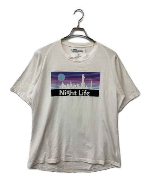 DAIRIKU（ダイリク）DAIRIKU (ダイリク) Night Life Dolman-Sleeve T-shirt ホワイト サイズ:Mの古着・服飾アイテム