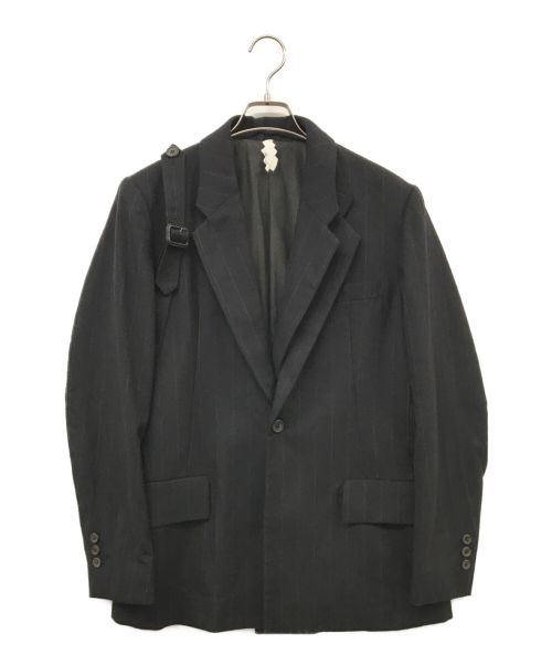 SOSHIOTSUKI（ソウシ オオツキ）SOSHIOTSUKI (ソウシ オオツキ) HANGING SUITS テーラード ジャケット ブラック サイズ:44の古着・服飾アイテム