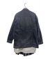 MINEDENIM (マインデニム) Layered Long GJKT レイヤードデザインデニムロングジャケット ブラック サイズ:1：12000円