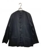 s'yteサイト）の古着「18AW チャイナシャツジャケット」｜ブラック