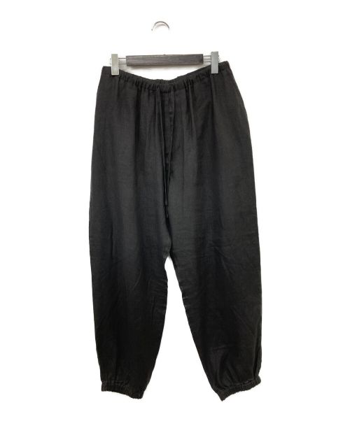 COMOLI（コモリ）COMOLI (コモリ) カナパ ドローストリングパンツ ブラック サイズ:3の古着・服飾アイテム