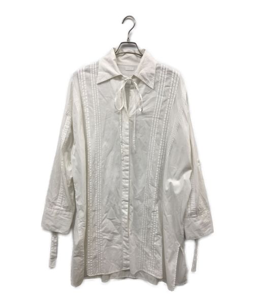 SEEALL（シーオール）SEEALL (シーオール) チュニックブラウス シャツワンピース ホワイト サイズ:38の古着・服飾アイテム