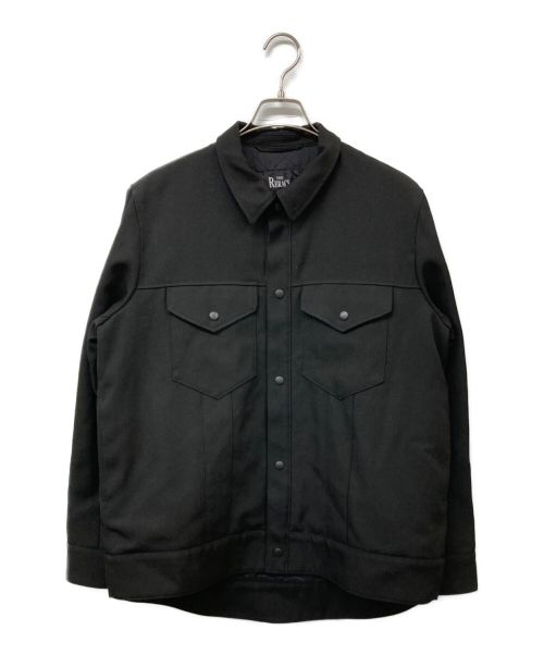 THE RERACS（ザ リラクス）THE RERACS (ザ リラクス) キルティングトラッカージャケット ブラック サイズ:表記無しの古着・服飾アイテム