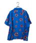 CALEE (キャリー) オープンカラーシャツ ブルー サイズ:Ｌ：8000円