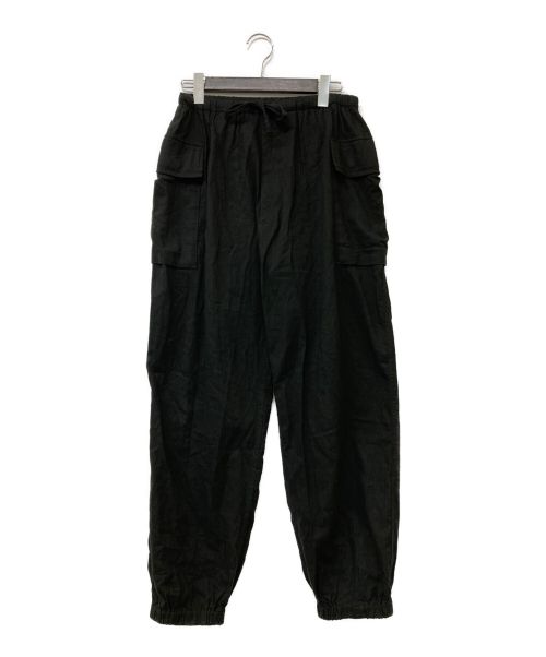 COMOLI（コモリ）COMOLI (コモリ) 空紡オックス カーゴパンツ ブラック サイズ:1の古着・服飾アイテム