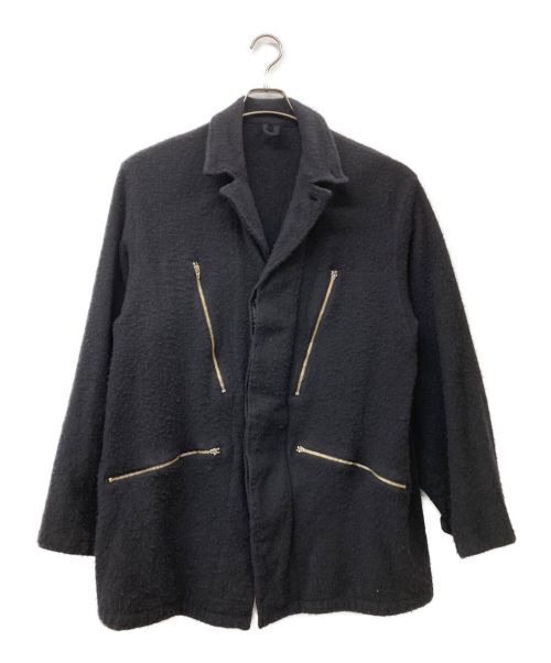 COMOLI（コモリ）COMOLI (コモリ) 縮絨ウール ミリタリージャケット ネイビー サイズ:3の古着・服飾アイテム