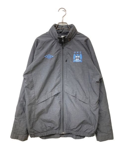 UMBRO（アンブロ）UMBRO (アンブロ) Manchester City ナイロンジャケット グレー サイズ:Lの古着・服飾アイテム