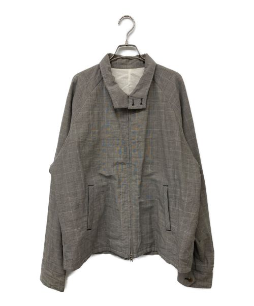 UNUSED（アンユーズド）UNUSED (アンユーズド) グレンチェックジャケット グレー サイズ:3の古着・服飾アイテム