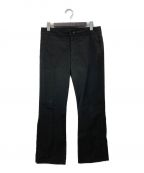 Acne studiosアクネ ストゥディオス）の古着「Ski-inspired trousers ブーツカットパンツ」｜ブラック