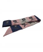 TIFFANY & Co.ティファニー）の古着「バード オン ア ロック リボン スカーフ」｜ピンク