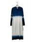 Mame Kurogouchi（マメクロゴウチ）の古着「Shibori Tie-Dyed Cotton Jersey Dress」｜ブルー×ホワイト