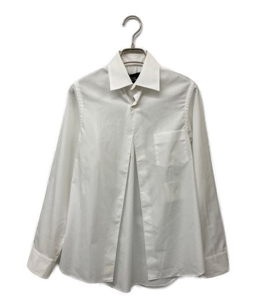 tricot COMME des GARCONS（トリココムデギャルソン）tricot COMME des GARCONS (トリココムデギャルソン) AD2004 バックギャザーシャツ ホワイト サイズ:Sの古着・服飾アイテム