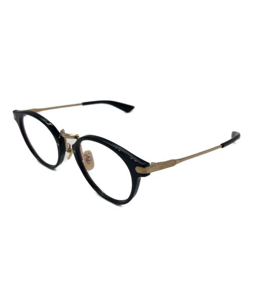 Ayame（アヤメ）Ayame (アヤメ) 眼鏡 ブラック×ゴールド サイズ:SIZE 49□21の古着・服飾アイテム