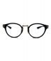 中古・古着 Ayame (アヤメ) 眼鏡 ブラック×ゴールド サイズ:SIZE 49□21：22800円